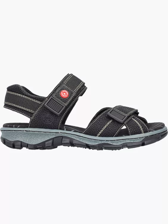 Rieker Damen Trekkingsandalen in schwarz