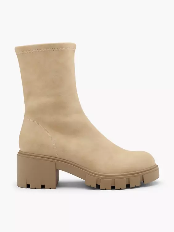 Catwalk Stiefelette in beige