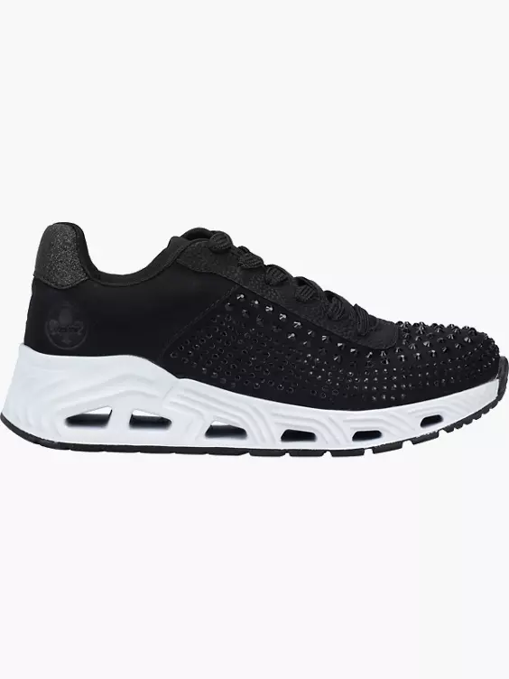 Damen Sneaker Low in schwarz