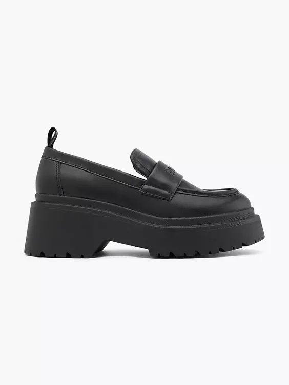 ESPRIT Chunky Loafer in schwarz