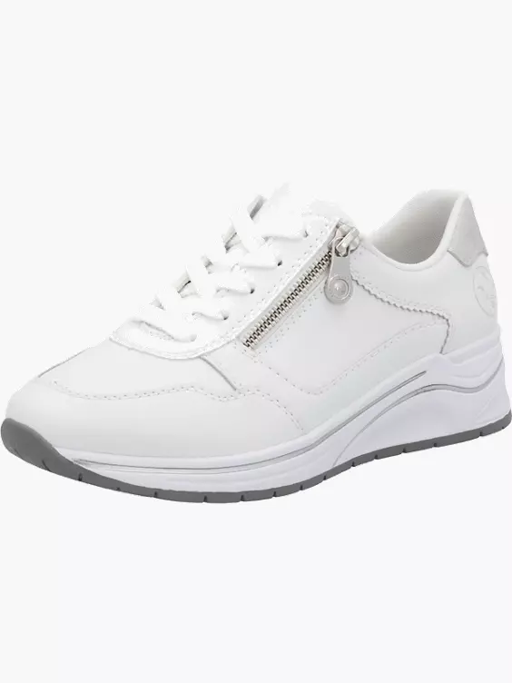 Rieker Damen Sneaker Low in weiß