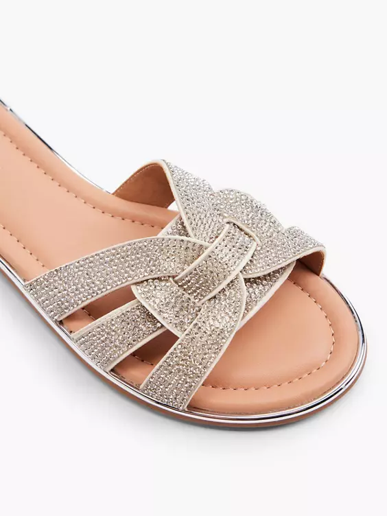 Catwalk Pantolette in silber