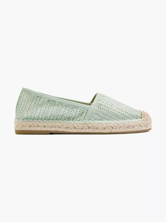 Graceland Espadrille in grün