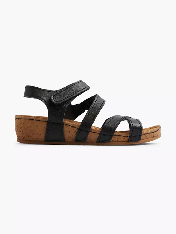 Easy Street Komfort Sandale in schwarz