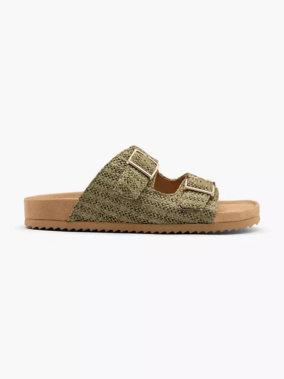Graceland Pantolette in khaki