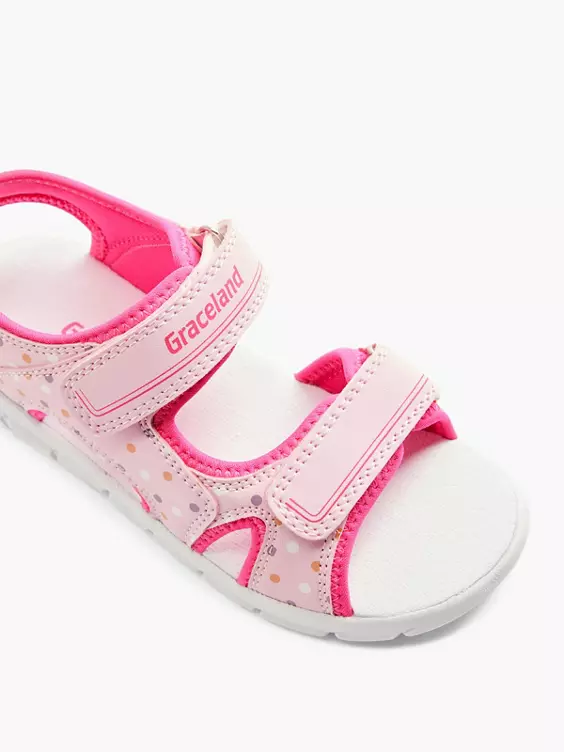 Graceland Sandale in rosa