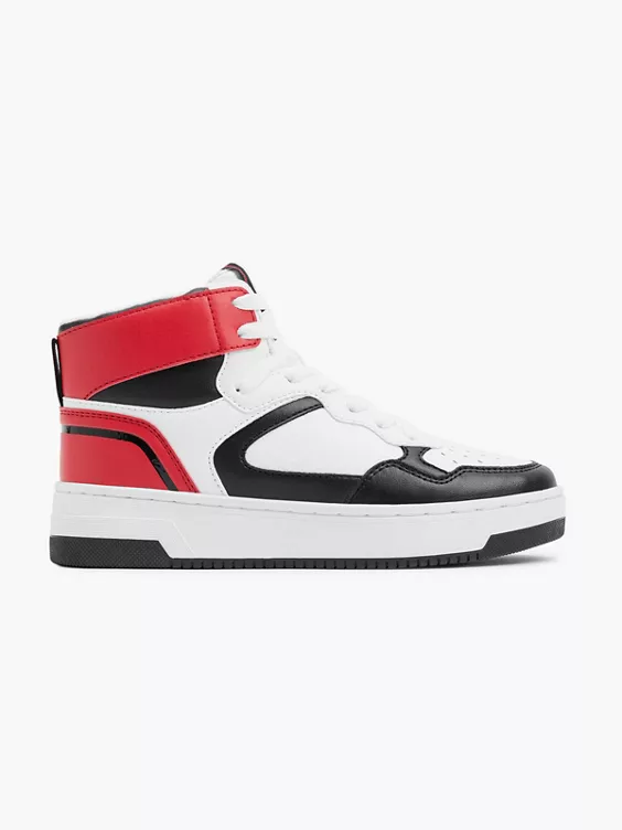 Graceland Hoher Sneaker in weiß