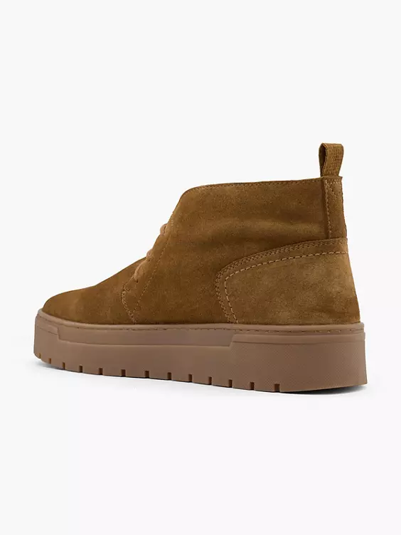 ESPRIT Leder Schnürer in braun