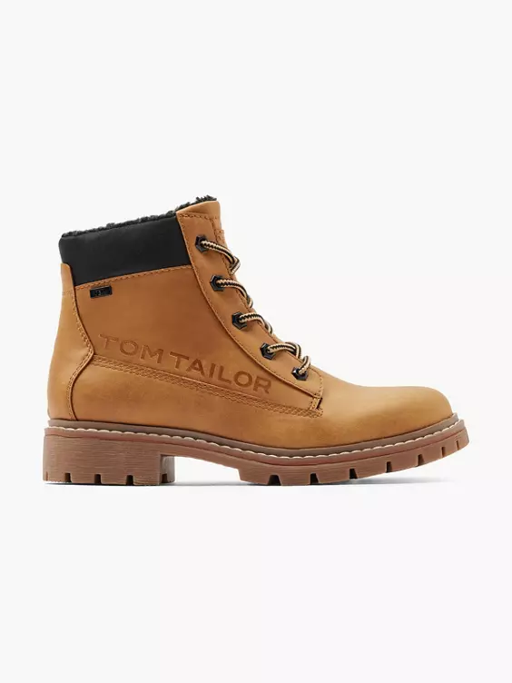 TOM TAILOR Schnürboots in camel