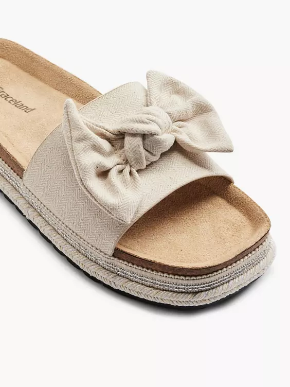 Graceland Pantolette in beige