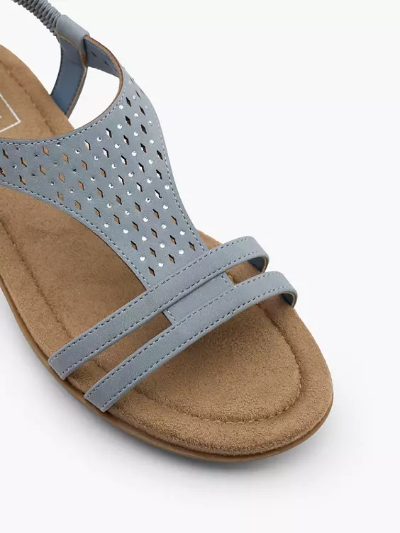 Easy Street Komfort Sandale in blau