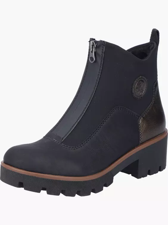 Rieker Damen Stiefeletten in schwarz