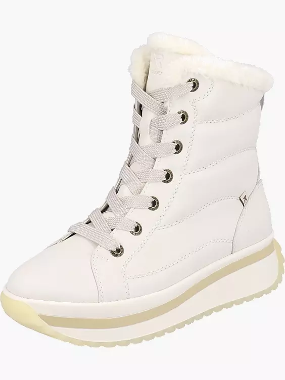 Damen Schnürstiefel in weiß