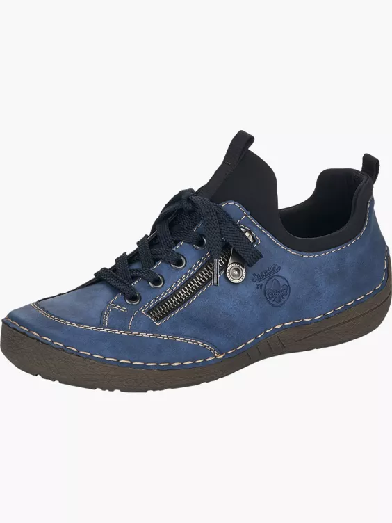 Rieker Damen Slipper in blau
