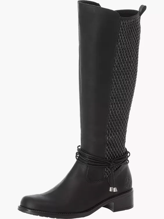Rieker Damen Hochschaftstiefel in schwarz