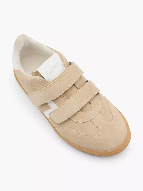 ESPRIT Leder Sneaker in beige