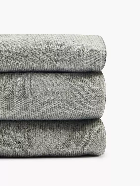 Skechers 3er Pack Socken in grau