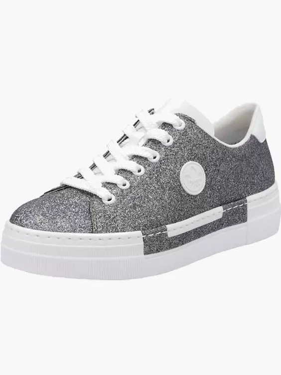 Rieker Damen Sneaker Low in silber