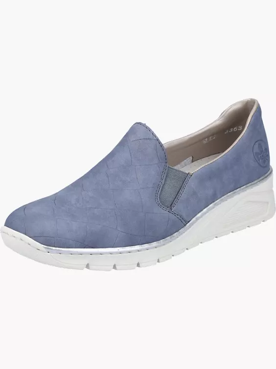 Rieker Damen Slipper in blau