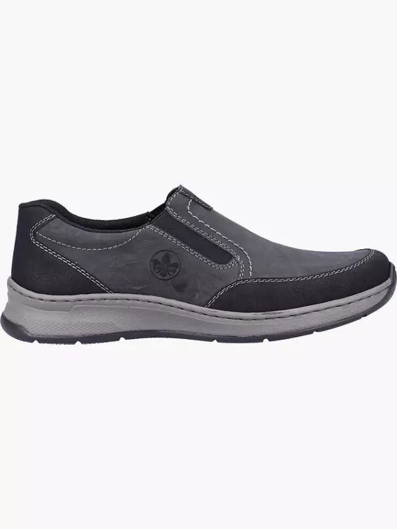 Rieker Herren Slipper in schwarz
