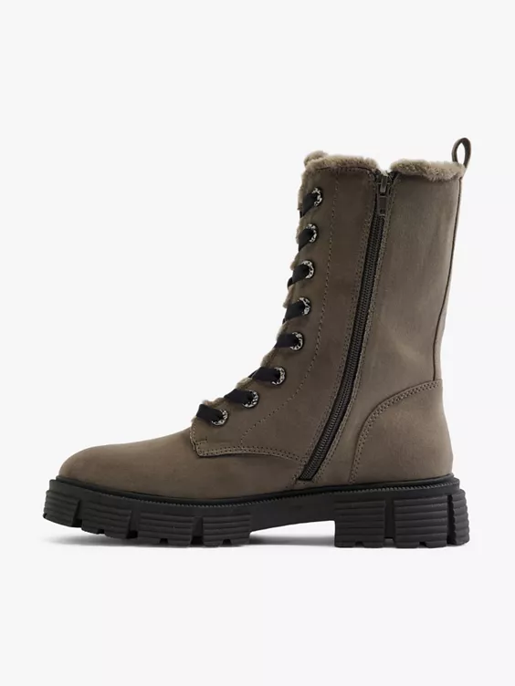 Catwalk Schnürboots in taupe