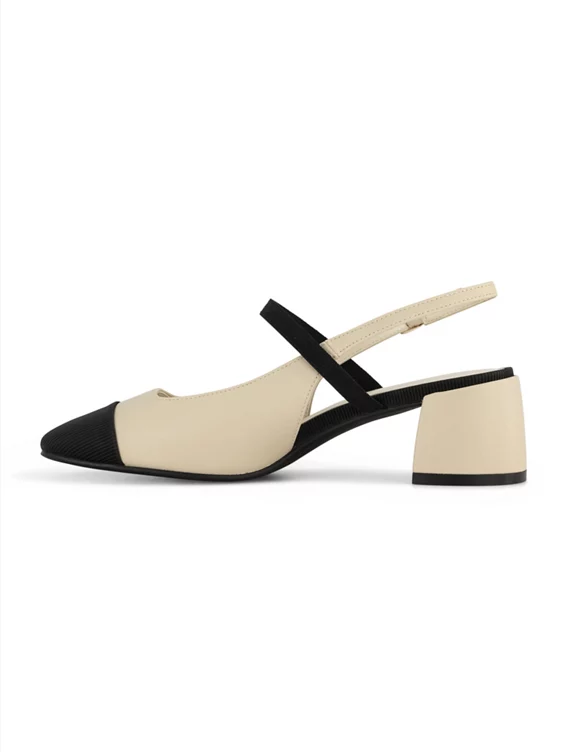 Catwalk Slingpumps in beige