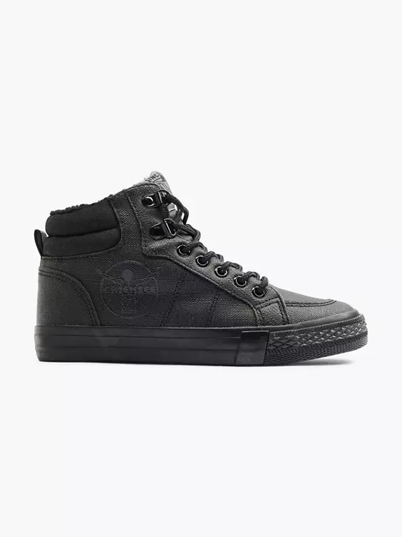 Chiemsee Hoher Sneaker in schwarz