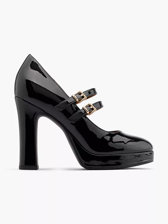 Catwalk Mary Jane Pumps in schwarz