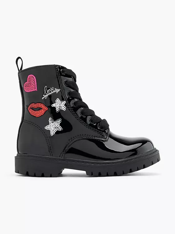 Graceland Schnürstiefel in schwarz