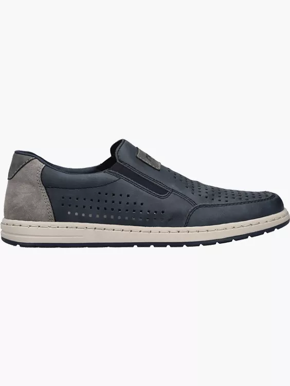 Rieker Herren Slipper in blau