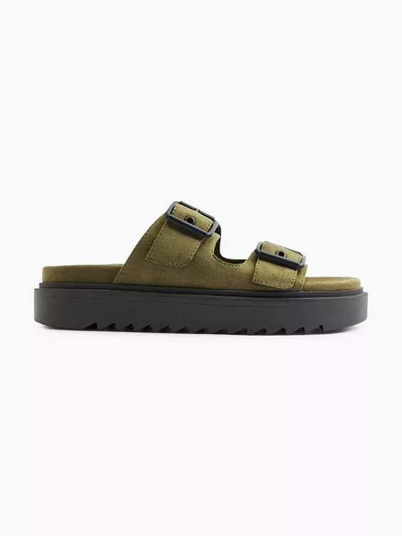 Catwalk Pantolette in olive