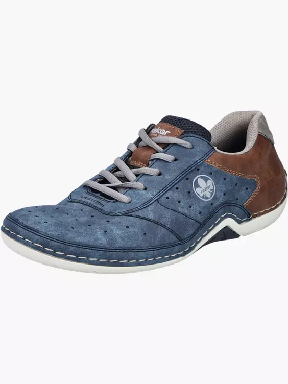 Rieker Herren Schnürschuhe in blau