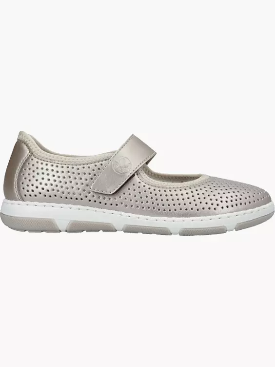 Rieker Damen Slipper in beige