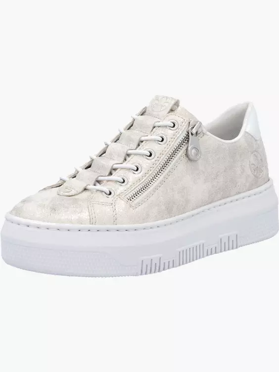 Rieker Damen Sneaker Low in metallisch