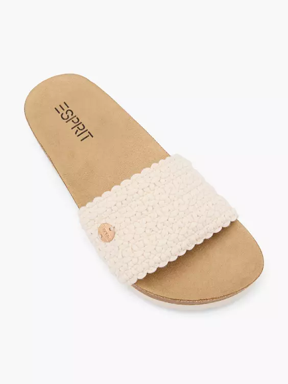 ESPRIT Pantolette in beige