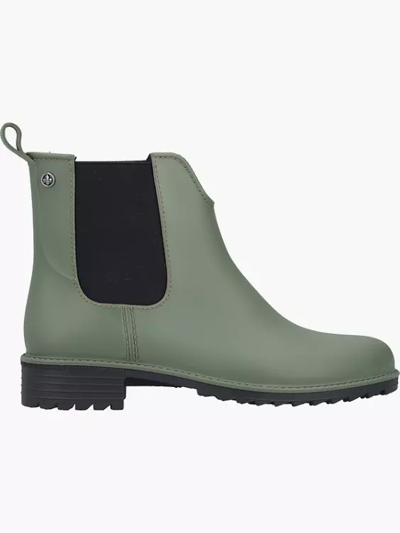 Rieker Damen Chelsea Boots in grün