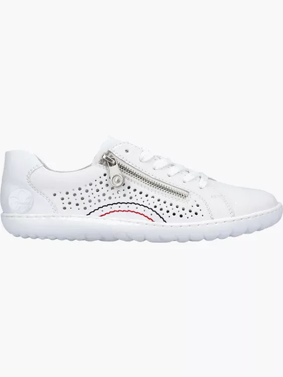 Rieker Damen Schnürschuhe in weiß