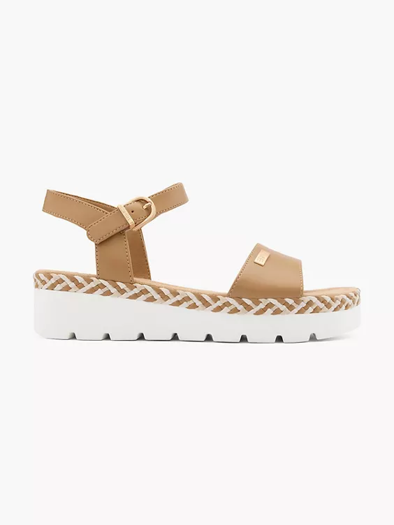 ESPRIT Sandalette in cognac