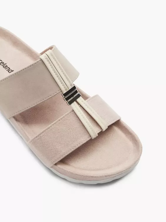 Graceland Pantolette in beige