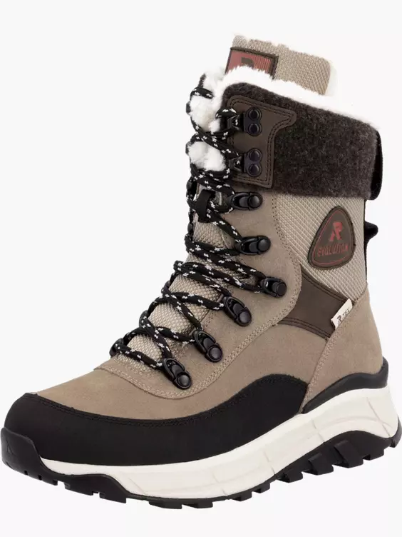 Damen Schnürstiefel in beige