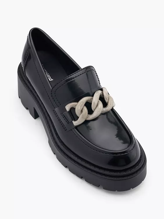 Catwalk Chunky Loafer in schwarz