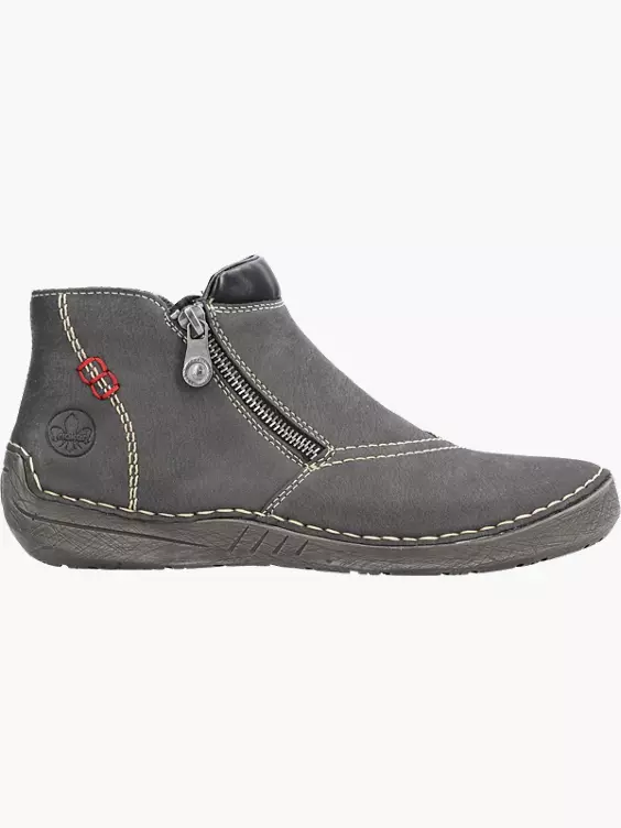 Rieker Damen Slipper in grau