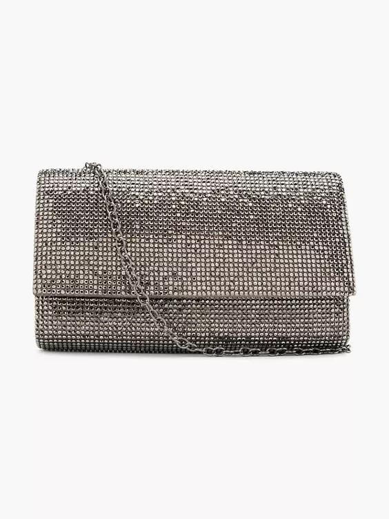 Catwalk Clutch in grau