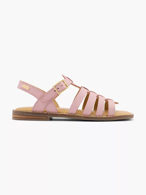 ESPRIT Leder Sandale in pink