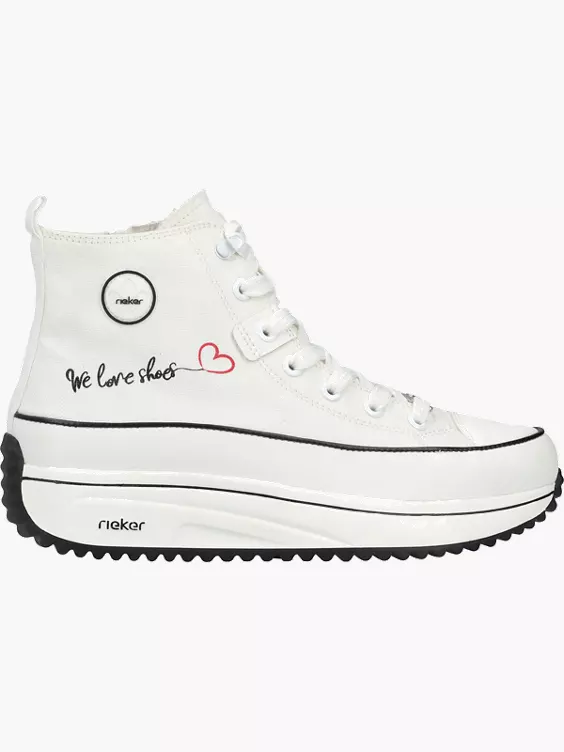 Damen Sneaker High in weiß