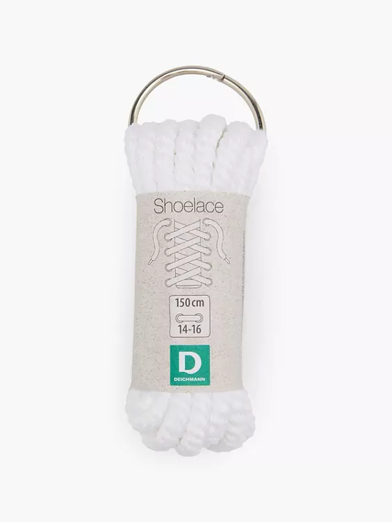 DEICHMANN Schnürsenkel 150 cm rund in weiß