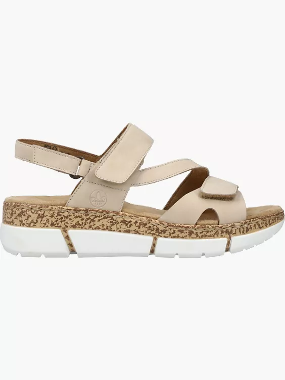 Rieker Damen Riemchensandalen in beige