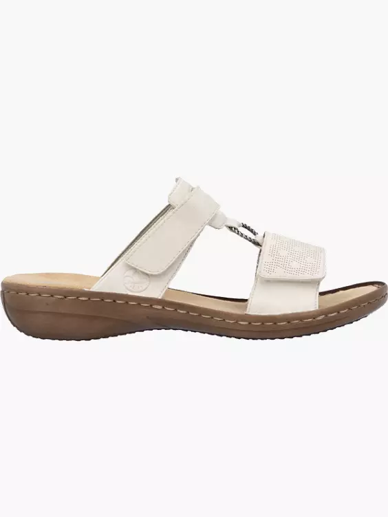 Rieker Damen Pantoletten in beige
