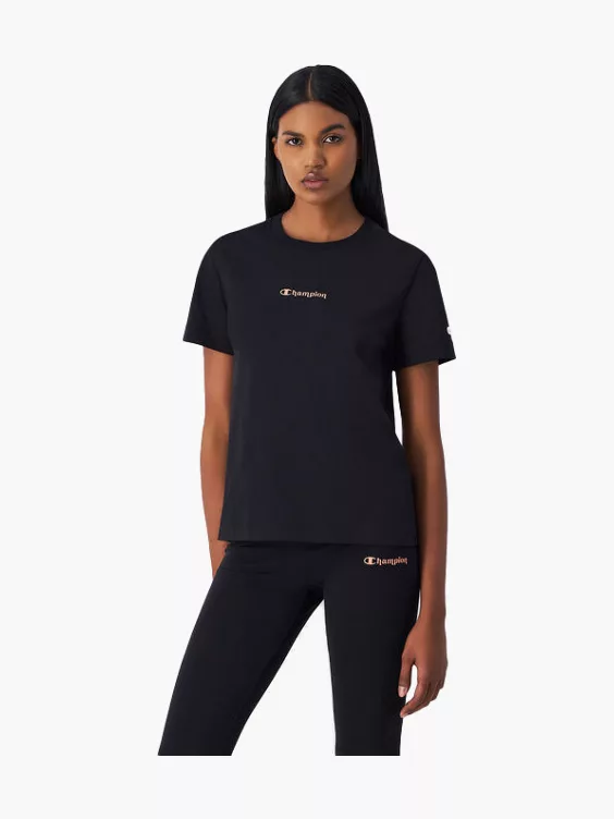 Champion T-Shirt in schwarz