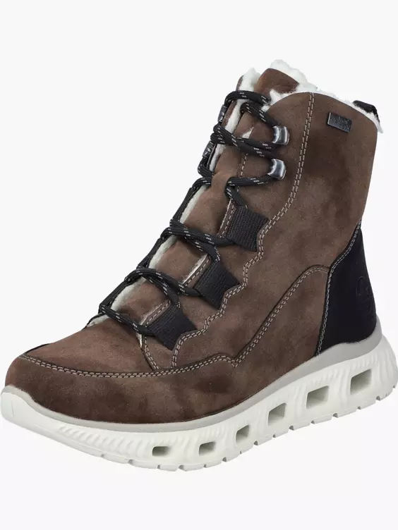 Damen Schnürstiefel in braun